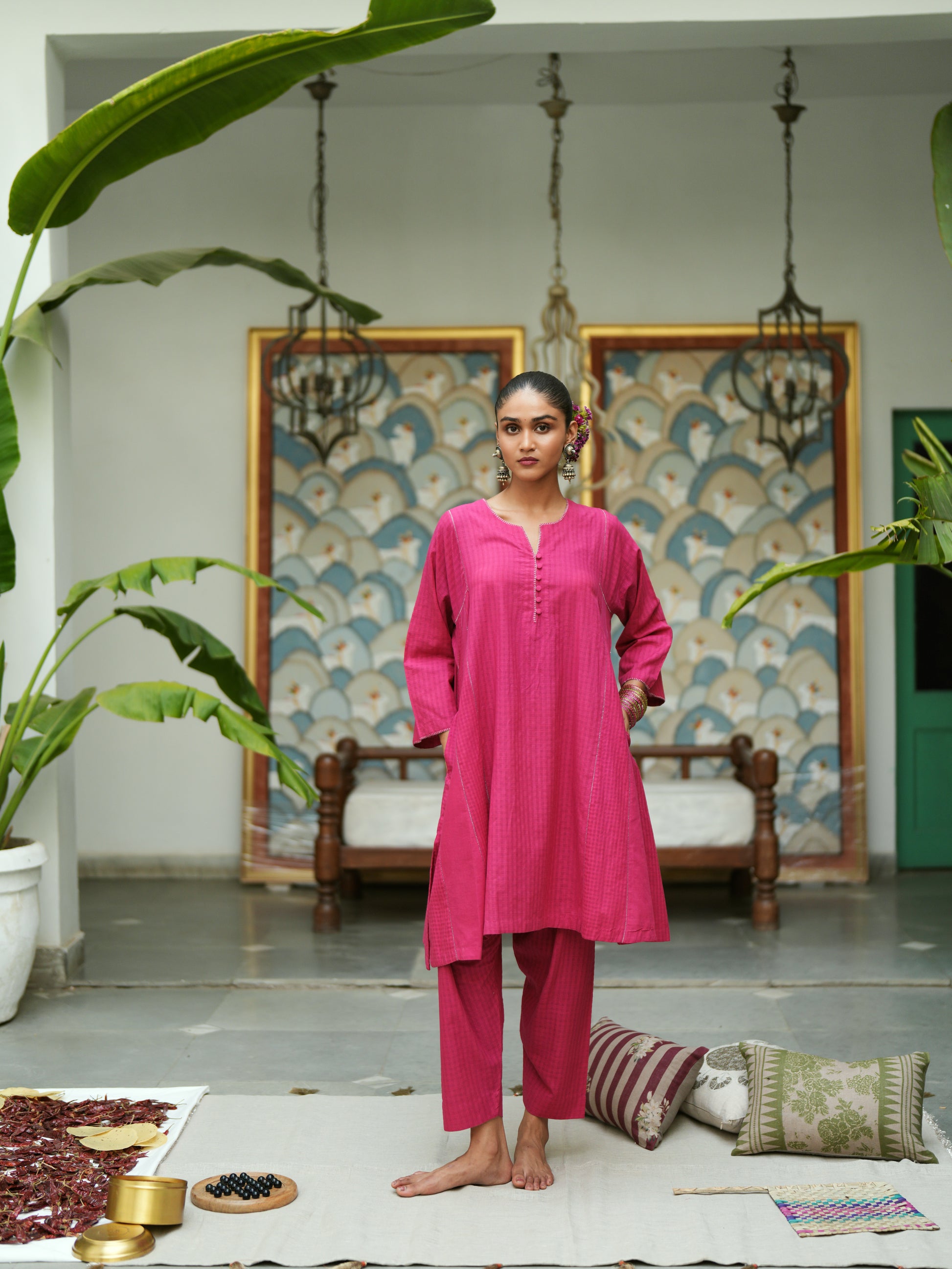 Anvaya Rani Pink Ensemble