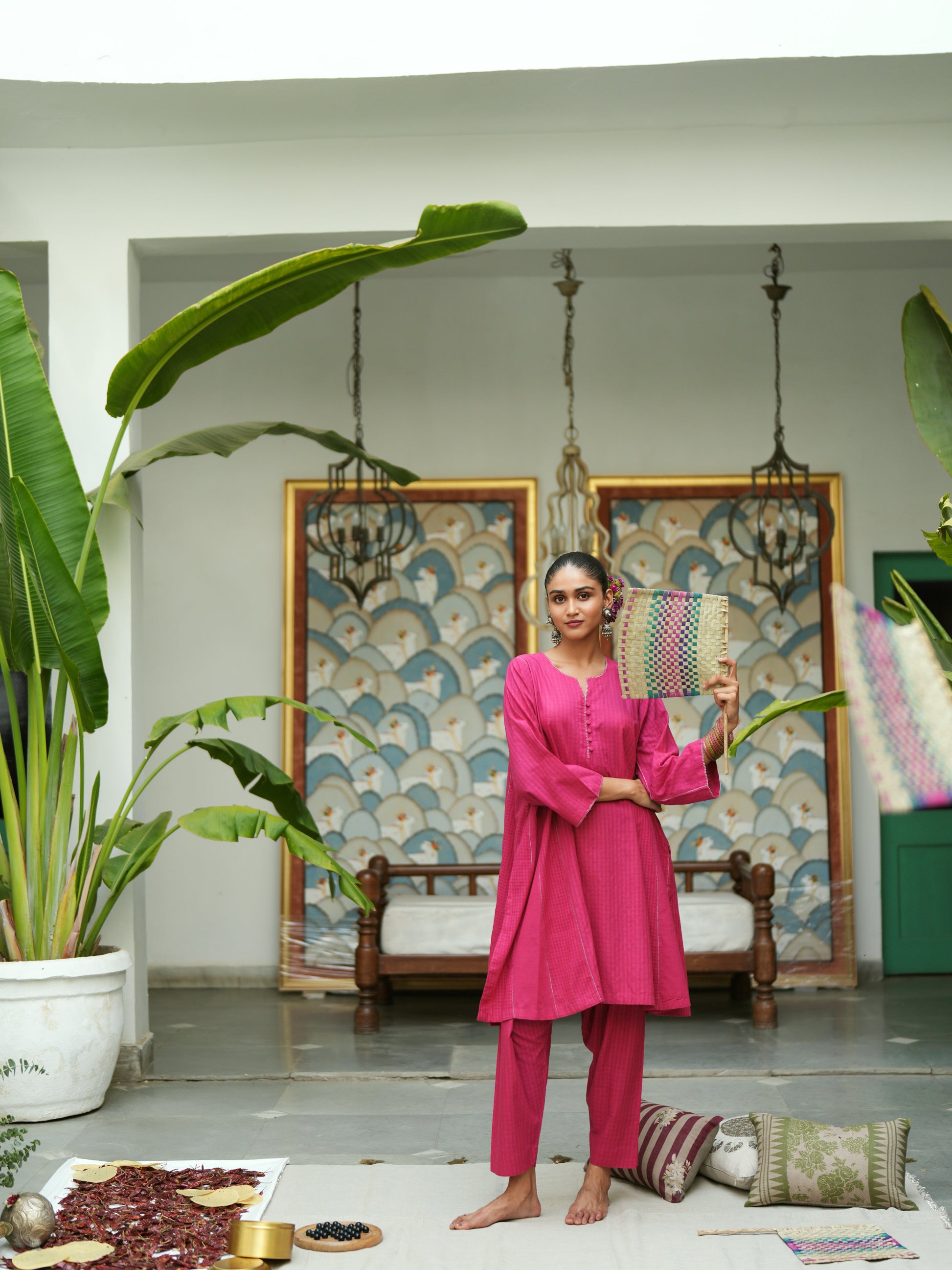 Anvaya Rani Pink Ensemble
